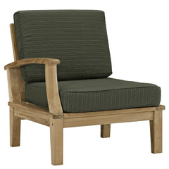 Modway Marina Outdoor Patio Teak Right-Arm Sofa