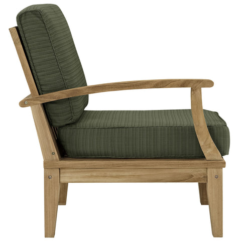 Modway Marina Outdoor Patio Teak Right-Arm Sofa