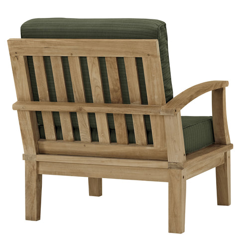 Modway Marina Outdoor Patio Teak Right-Arm Sofa