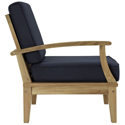 Modway Marina Outdoor Patio Teak Right-Arm Sofa