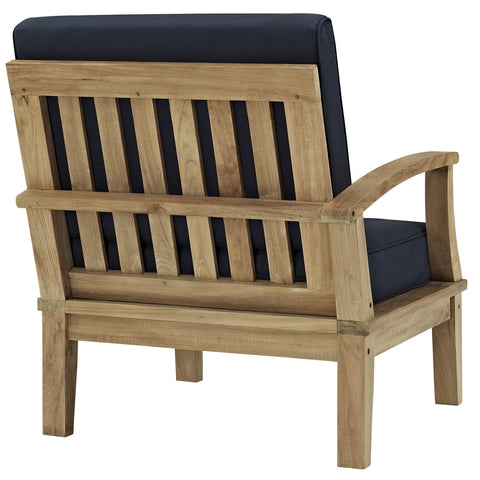 Modway Marina Outdoor Patio Teak Right-Arm Sofa