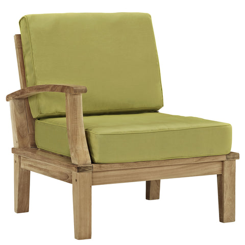 Modway Marina Outdoor Patio Teak Right-Arm Sofa