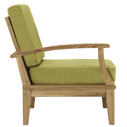 Modway Marina Outdoor Patio Teak Right-Arm Sofa