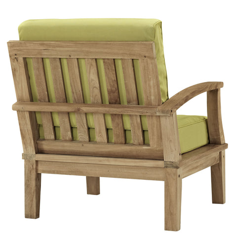 Modway Marina Outdoor Patio Teak Right-Arm Sofa