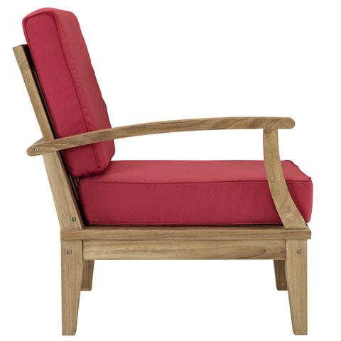 Modway Marina Outdoor Patio Teak Right-Arm Sofa