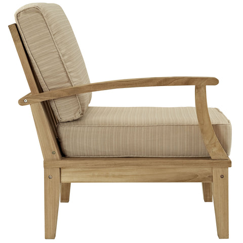 Modway Marina Outdoor Patio Teak Right-Arm Sofa