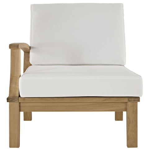 Modway Marina Outdoor Patio Teak Right-Arm Sofa