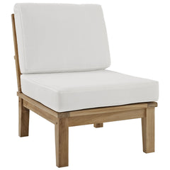 Modway Marina Outdoor Patio Teak Middle Sofa