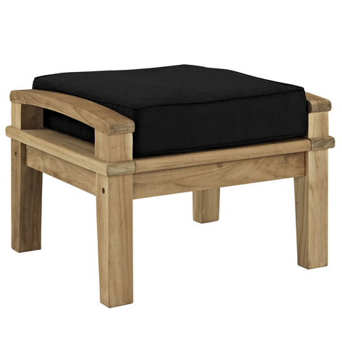 Modway Marina Outdoor Patio Teak Ottoman