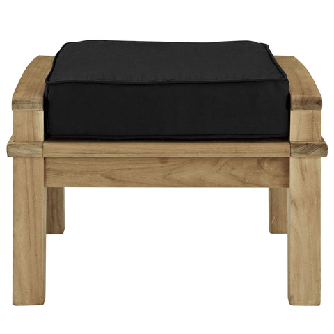 Modway Marina Outdoor Patio Teak Ottoman