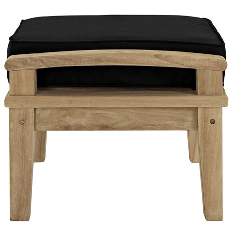 Modway Marina Outdoor Patio Teak Ottoman
