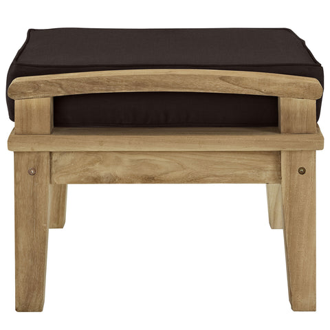 Modway Marina Outdoor Patio Teak Ottoman
