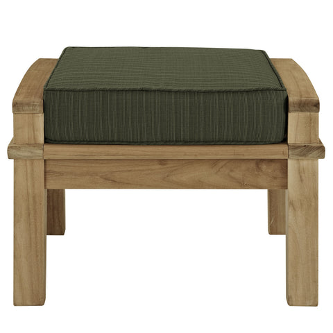 Modway Marina Outdoor Patio Teak Ottoman