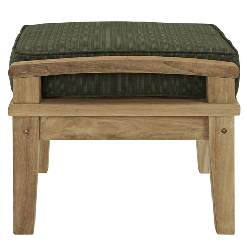 Modway Marina Outdoor Patio Teak Ottoman
