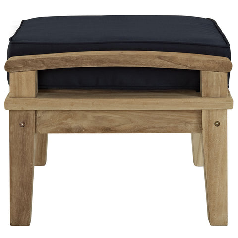 Modway Marina Outdoor Patio Teak Ottoman
