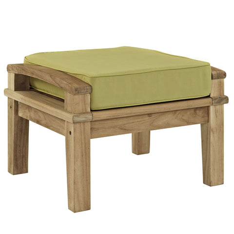 Modway Marina Outdoor Patio Teak Ottoman