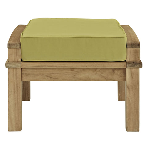 Modway Marina Outdoor Patio Teak Ottoman