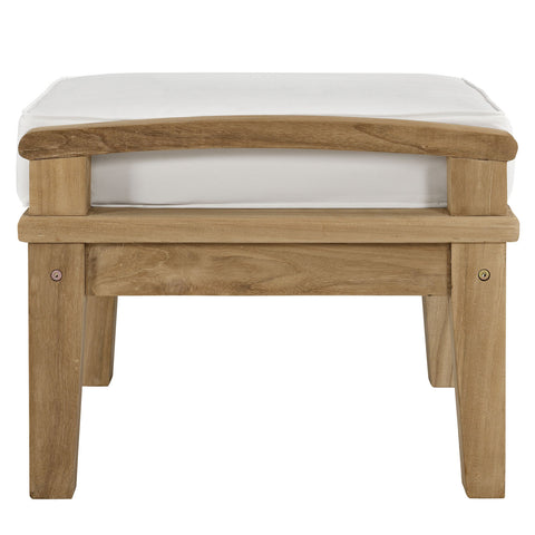Modway Marina Outdoor Patio Teak Ottoman