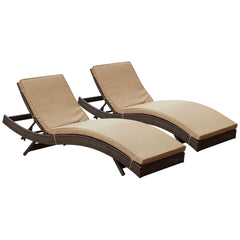 Modway Peer Chaise Outdoor Patio Set of 2