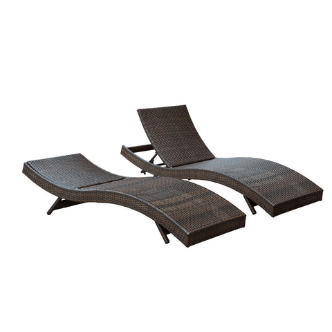Modway Peer Chaise Outdoor Patio Set of 2