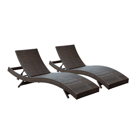 Modway Peer Chaise Outdoor Patio Set of 2