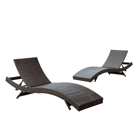 Modway Peer Chaise Outdoor Patio Set of 4