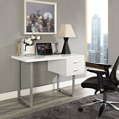 Modway Turn Office Desk