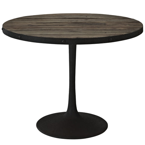 Modway Drive Wood Top Dining Table
