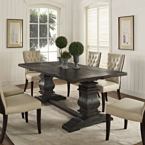 Modway Column Wood Dining Table
