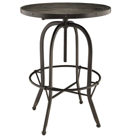 Modway Sylvan Wood Top Bar Table