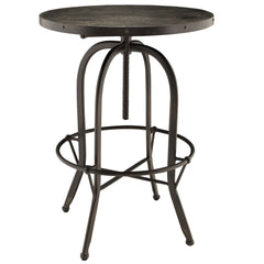 Modway Sylvan Wood Top Bar Table