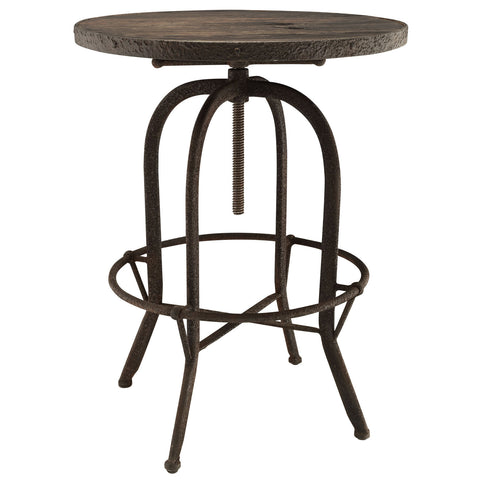Modway Sylvan Wood Top Bar Table