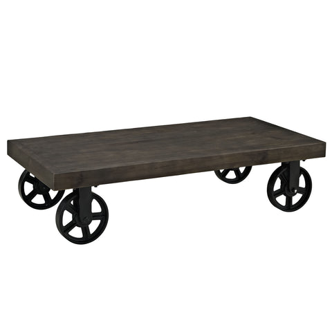 Modway Garrison Wood Top Coffee Table