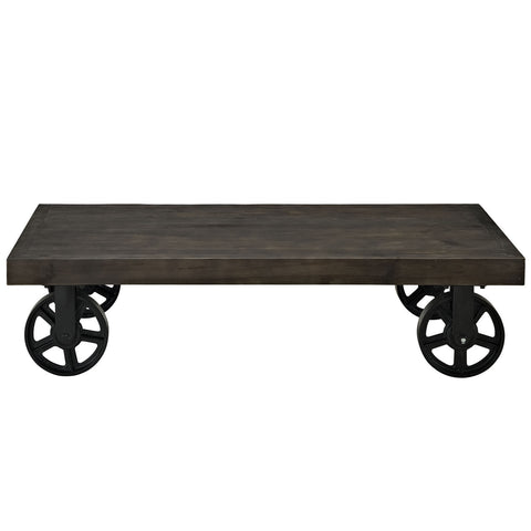 Modway Garrison Wood Top Coffee Table