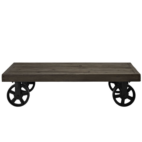 Modway Garrison Wood Top Coffee Table