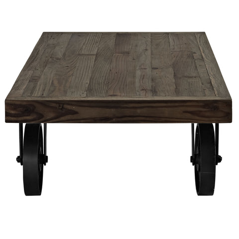 Modway Garrison Wood Top Coffee Table