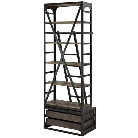 Modway Velocity Wood Bookshelf