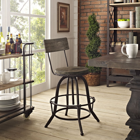 Modway Procure Wood Bar Stool