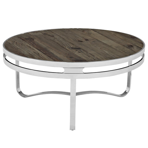 Modway Provision Wood Top Coffee Table