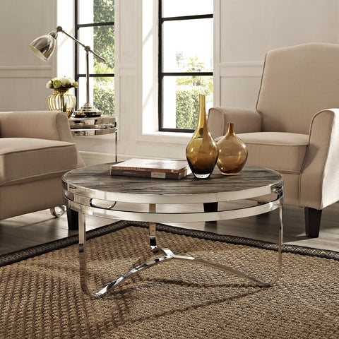 Modway Provision Wood Top Coffee Table