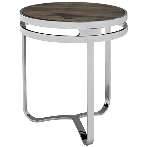 Modway Provision Wood Top Side Table