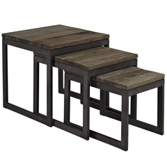 Modway Covert Wood Top Nesting Table