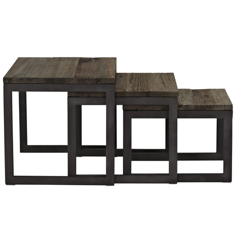 Modway Covert Wood Top Nesting Table