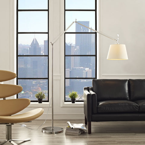 Modway Reflect Aluminum Floor Lamp