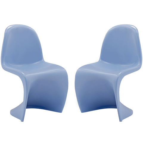 Modway Slither Kids Chair Set of 2