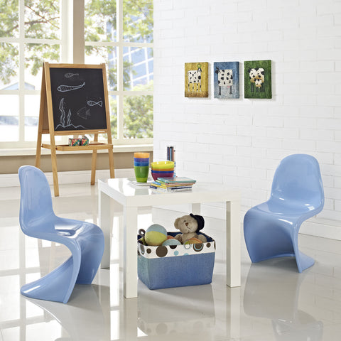 Modway Slither Kids Chair Set of 2