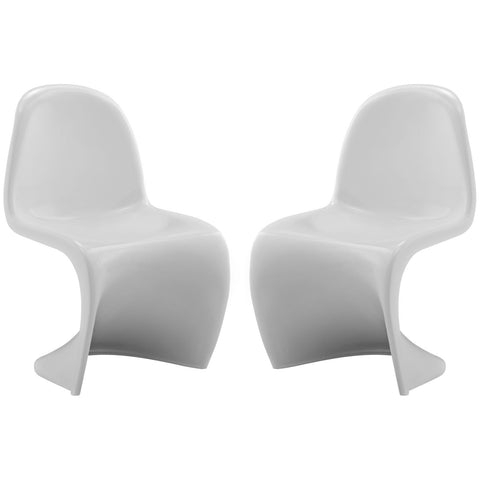 Modway Slither Kids Chair Set of 2