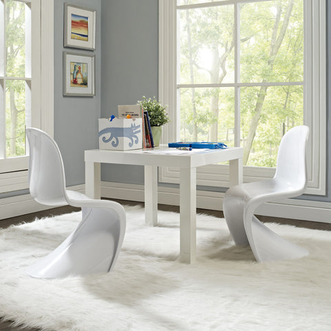 Modway Slither Kids Chair Set of 2