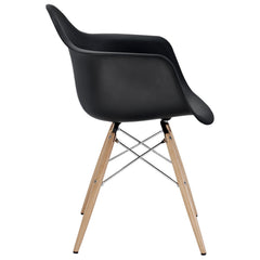 Modway Glove Wool Lounge Chair and Ottoman Set