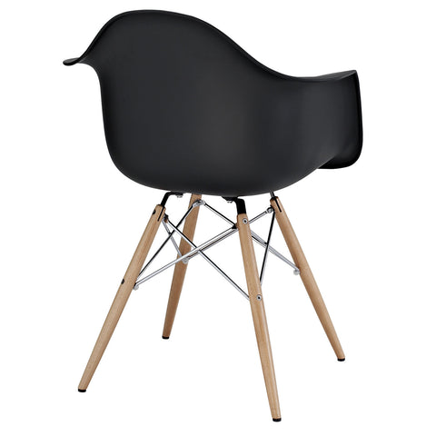 Modway Glove Wool Lounge Chair and Ottoman Set